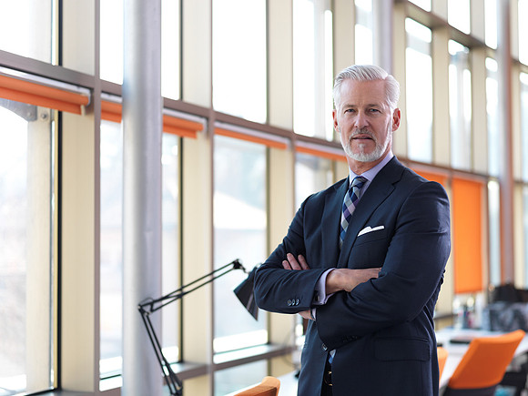senior business man portrait