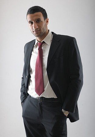 business man isolated over white background